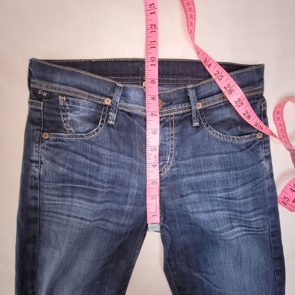 Citizens Of Humanity Dani Cropped Straight Leg Cuffed Jeans Women's Size 25 - Picture 11 of 14